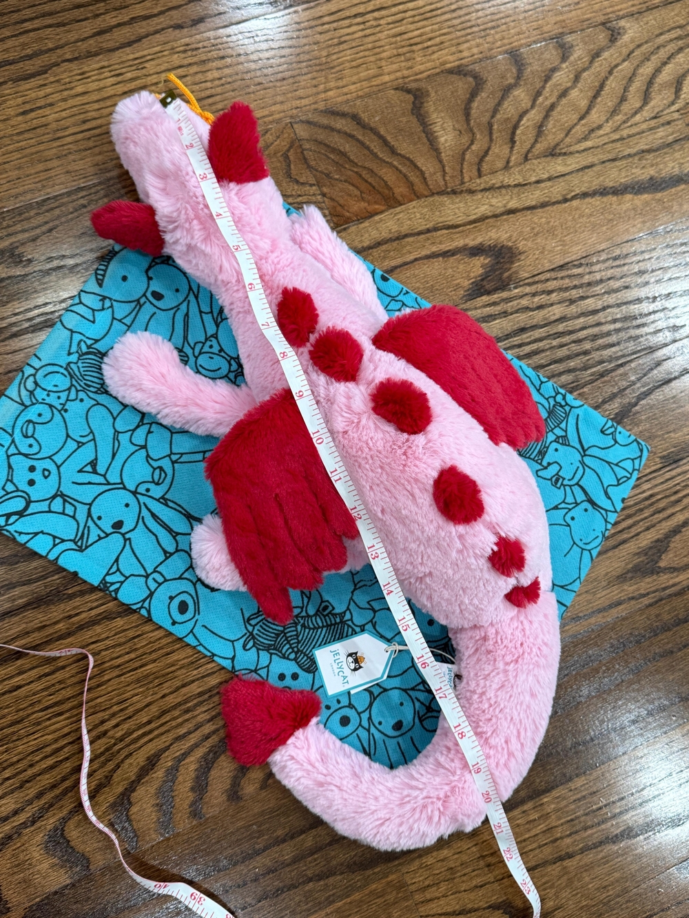 Jellycat Heart Dragon NWT